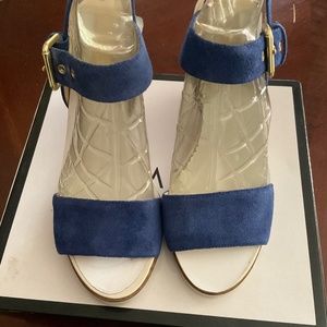 Nine West wedges Blue 8.5
